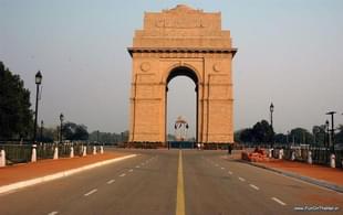 India Gate at the heart of Delhi
