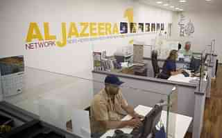 Al Jazeera’s office in Jerusalem (AFP/Getty Images)