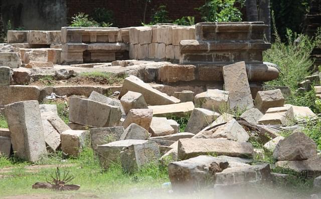 Demolished temple: A recent UNESCO report brought to light this demolition by the state.&nbsp; 