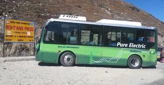 Goldstone K7 Electric bus used by Himachal Road Transport Corporation