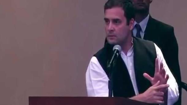 Rahul Gandhi at Times Square New York (INC/Twitter)