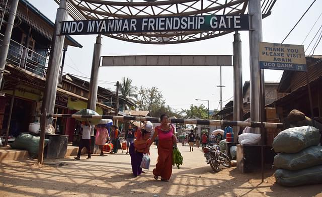 India Myanmar Friendship Gate on the Moreh-Tamu Crossing(BIJU BORO/AFP/Getty Images))