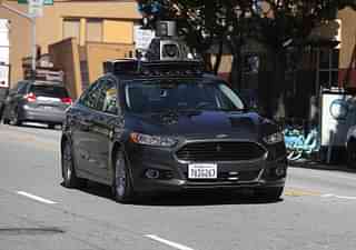 Uber’s self-driving car on the streets of San Franciso (Justin Sullivan/Getty Images)