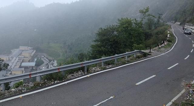 A highway in Uttarakhand