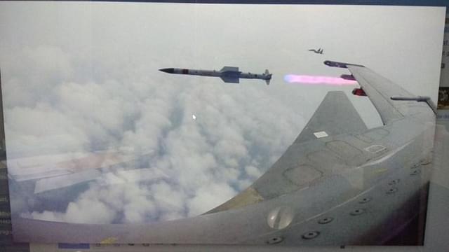 Beyond visual range air-to-air missile “Astra” (Defence Ministry/Twitter)