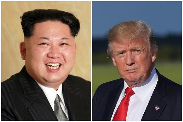Kim Jong-Un and Donald Trump.
