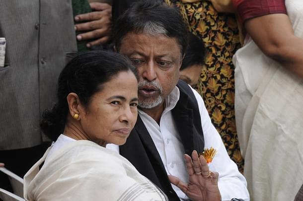 Trinamool Congress leader Mukul Roy with West Bengal CM Mamata Banerjee.