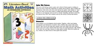 A scholastic book for K-3(kids of age5 turning 6) asking the students to observe and investigate spider webs. <br>