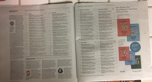 A sample <i>New York Times</i> list