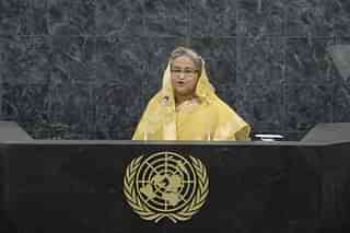 Sheikh Hasina addressing the UNGA in 2013 (Mary Altaffer-Pool/Getty Images)