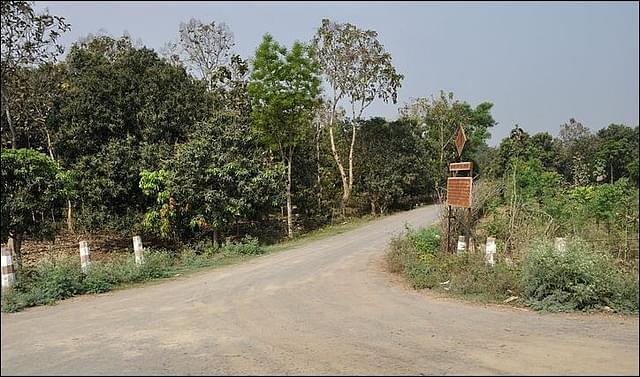 A rural road built under the Pradhan Mantri Gram Sadak Yojana