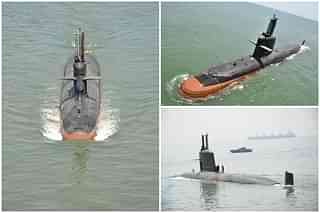
Scorpene-class stealth submarine INS Kalvari during sea trials.

(Indianeagle/Twitter)