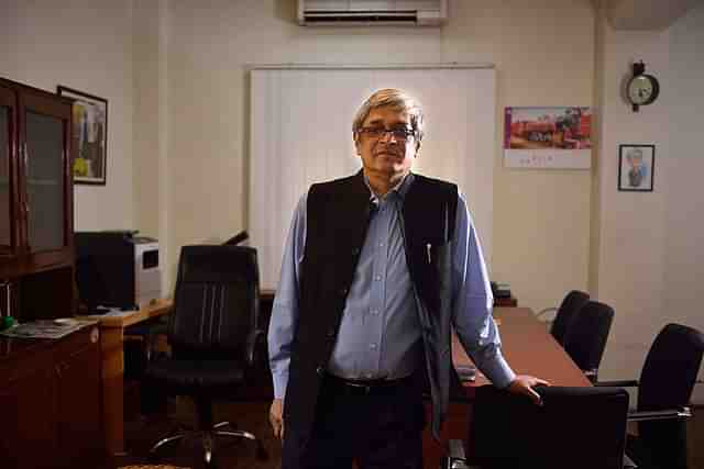 Chairman of the Prime Minister’s Economic Advisory Council Bibek Debroy. (Pradeep Gaur/Mint via GettyImages)