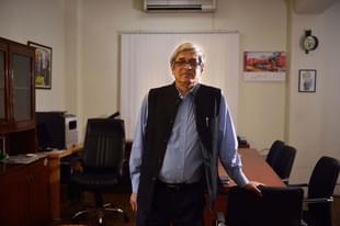 Chairman of the Prime Minister’s Economic Advisory Council Bibek Debroy. (Pradeep Gaur/Mint via GettyImages)