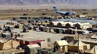 The Air Force station at Hamid Karzai International Airport