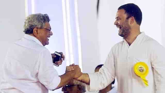 
CPI (M) General Secretary Sitaram Yechury with Congress Leader Rahul Gandhi. A representative image.


