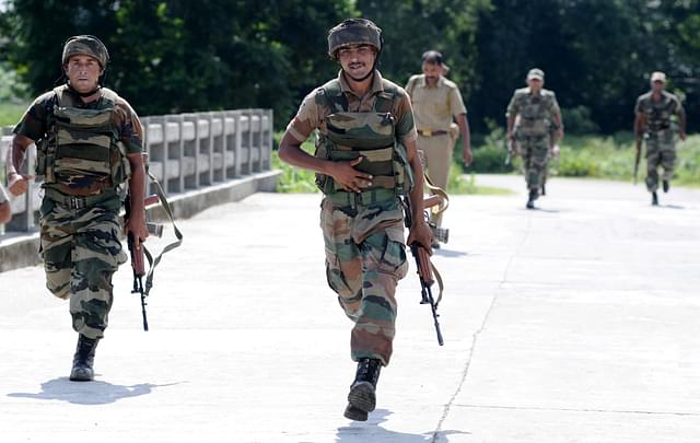 Indian Army during regular operations in the North East ( BIJU BORO/AFP/GettyImages)