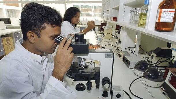 Pharmaceutical research (INDRANIL MUKHERJEE/AFP/GettyImages)      