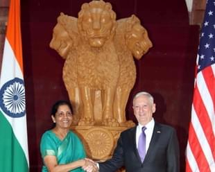 Nirmala Sitharaman and Jim Mattis (Ministry of Defence/Twitter)