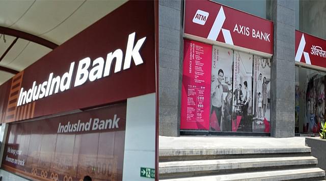 IndusInd Bank and Axis Bank.