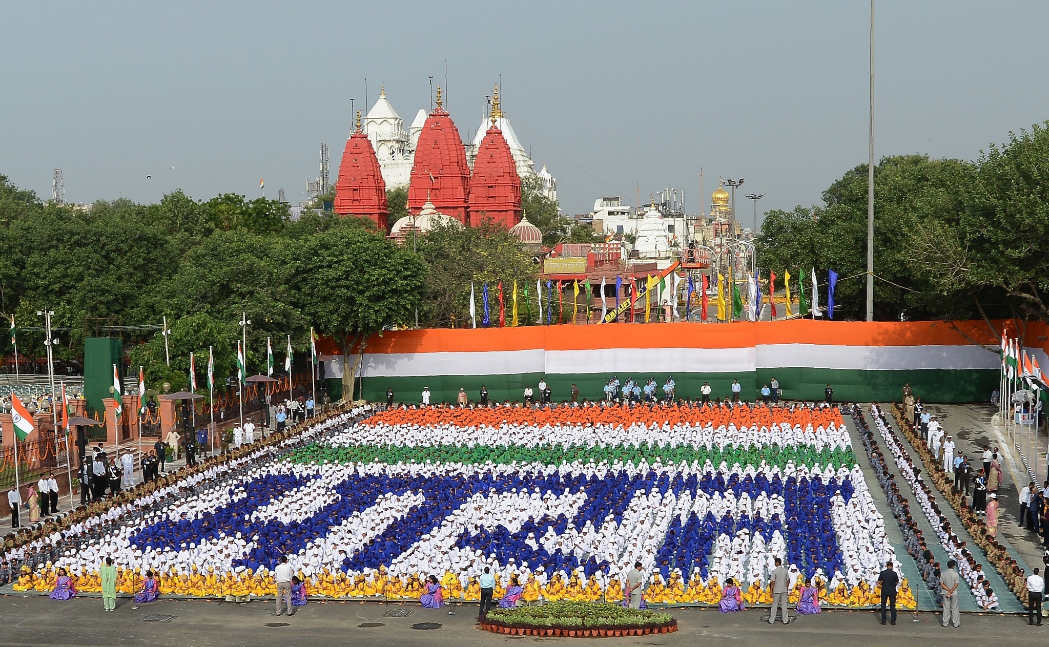 India’s 71st Independence day celebrations (Photo: MONEY SHARMA/AFP/Getty Images)