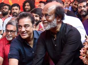 Kamal Hasaan and Rajinikanth. (PTI)