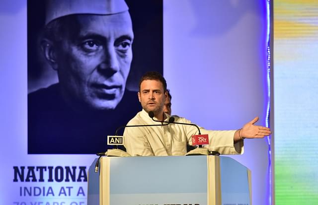 Rahul Gandhi. (Arijit Sen/Hindustan Times via GettyImages)