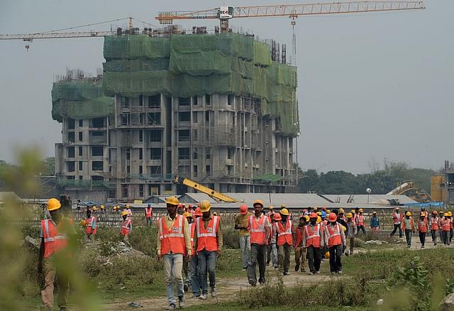 A housing project in Kolkata (Dibyangshu Sarkar/AFP/Getty Images)&nbsp;