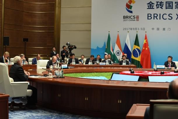 BRICS plenary session. (MEA/Twitter)