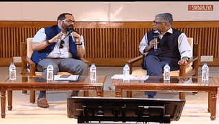 

Rajeev Chandrasekhar and R Jagannathan in conversation at Swarajya Cityscapes, 2017