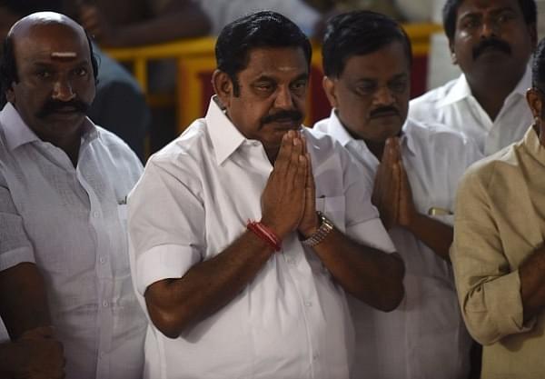 Tamil Nadu Chief Minister Edappadi Palanisamy. (ARUN SANKAR/AFP/Getty Images)