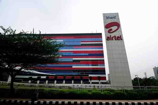 Bharti Airtel office building in Gurugram. (Pradeep Gaur /Mint via Getty Images)