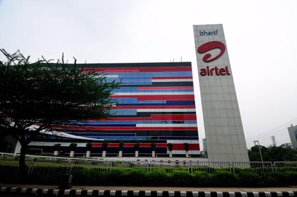 Bharti Airtel office building in Gurugram. (Pradeep Gaur /Mint via Getty Images)