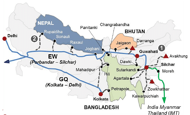 Integrating Bangladesh-Bhutan-Nepal and Myanmar-Thailand corridors