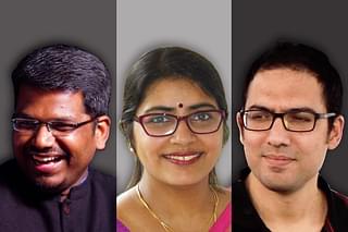  J Sai Deepak, Anjali George, Ashish Dhar of the Indic Collective Trust (ICT)&nbsp;