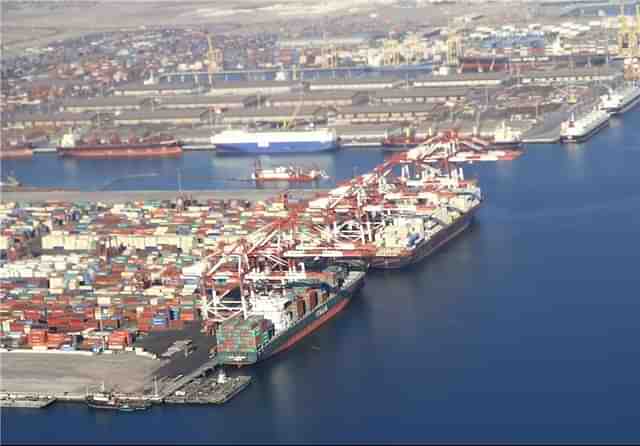 Chabahar port in Iran