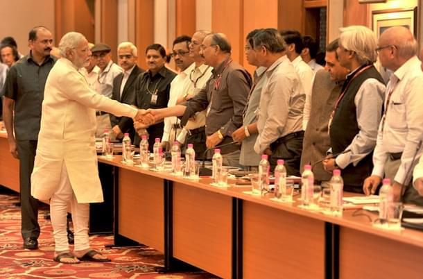 PM Modi’s meeting with aSecretaries of the Government of India.
(narendramodi.in)