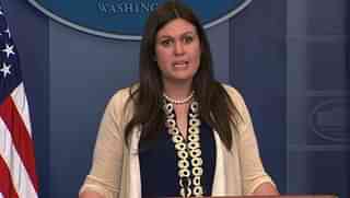 
White House Press Secretary Sarah Sanders

