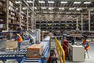 A warehouse operated by Future Supply Chain Solutions in Nagpur. (Dhiraj Singh/Bloomberg via Getty Images)