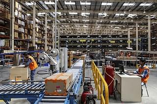 A warehouse operated by Future Supply Chain Solutions in Nagpur. (Dhiraj Singh/Bloomberg via Getty Images)