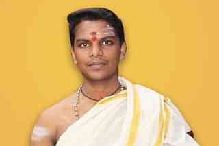 (Yadu Krishnan, one of the newly ordained priests)