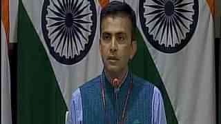 MEA spokesperson Ravish Kumar