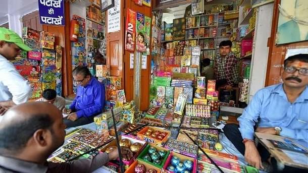 Firecrackers shop in Delhi (PTI)