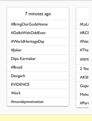 Citizens’ enthusiasm in the #BringOurGodsHome programme is evident on social media