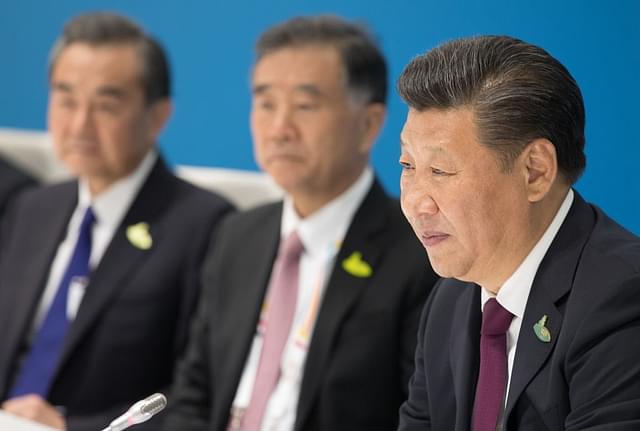Chinese President Xi Jingping, right. (Matt Cardy/Getty Images)