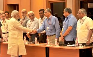 Prime Minister Narendra Modi meeting government secretaries. (PMO website)