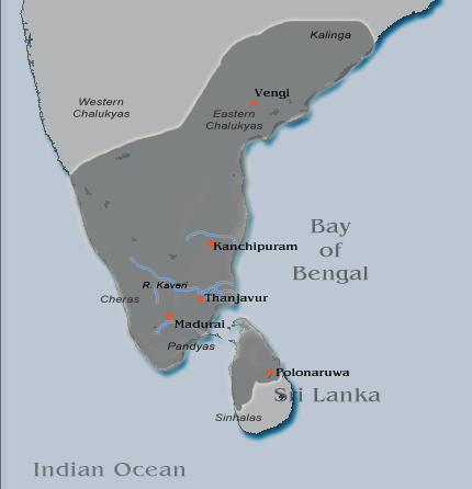 Rajaraja Chola’s Empire (Wikimedia Commons)