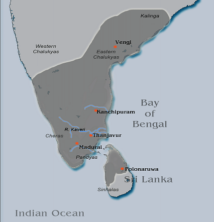 Rajaraja Chola’s Empire (Wikimedia Commons)
