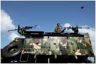 A Sri Lankan Army vehicle (Buddhika Weerasinghe/Getty Images)&nbsp;