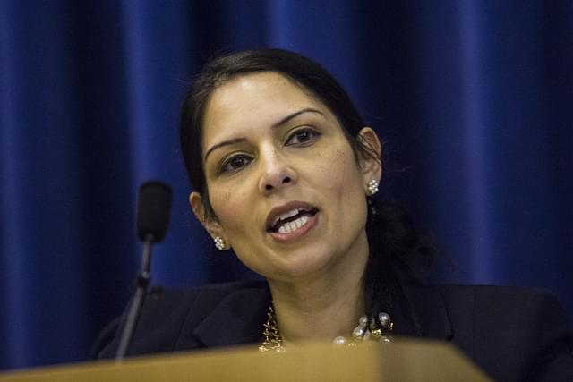 Priti Patel delivers a speech at Kent County Council. (Jack Taylor/Getty Images)